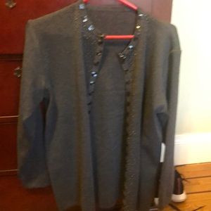 Sweater blouse white sweater